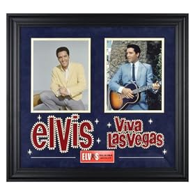 Elvis Presley Viva Las Vegas Framed Collage