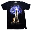 Cosmic Escalator S/S Guys T-shirt in Black by Imaginary Foundation