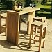 florian teak bar for outdoor area - 150cm L, 50cm W, 110cm H.