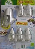 Air Wick 1 Scented Oil Warmer + 6 Refills