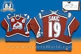 JOE SAKIC Colorado Avalanche SIGNED 2001 Cup JERSEY