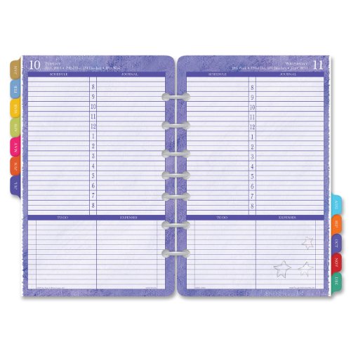 Day-Timer Flavia Desk Size 1-Page-Per-Day Refill, 5.5 x 8.5 Inches, January - December 2011 (D09451-1101)