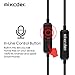 Mixcder SH302 Dual Driver In-ear Earphones Memory Wired Locked-in Stereo Sound Earbuds with Mic Sweatproof Sports Headphones for cell phone PC travel