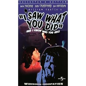 I Saw What You Did [VHS]