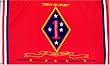 1st Marine Division MILITARY Flag - 3 foot by 5 foot Polyester (NEW)