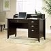 Sauder Shoal Creek Desk in Jamocha Wood