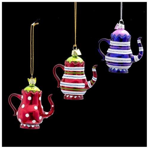 Teapot Ornaments for Christmas Trees