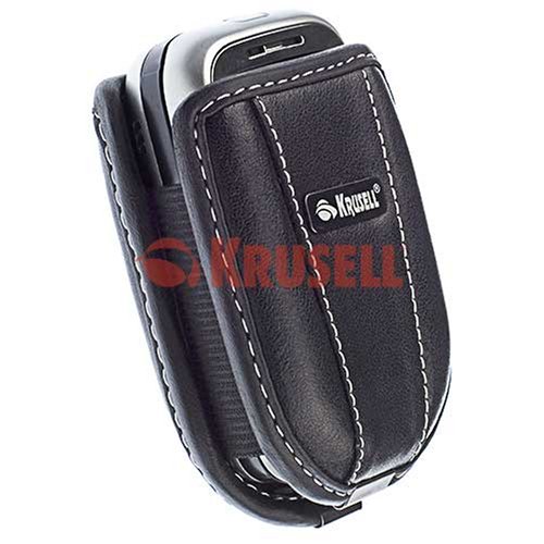 Krusell Voguish Case (S) Black - Fits Zen Mico, Motorola Pebl U6 V710 A840 E815, Nokia 6255 6256 7200 7270 7370, Samsung A700 A740 A760 A920