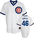 Lee Smith Majestic Cooperstown Throwback Pinstripe Chicago Cubs Jersey