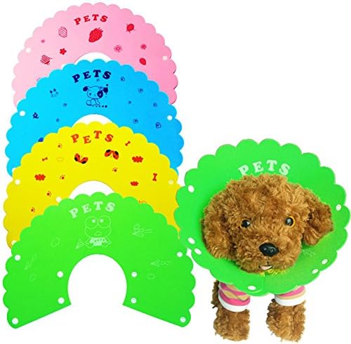 Sweetpet Soft Carton E-Collar Pet Protective Collar for Cats and Dogs-Perfect To Prevent You Dog From Licking Or Chewing