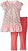 Calvin Klein Girls 2-6X Orange Stripes Tunic Pants