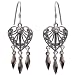 Sterling Silver Earrings for Girls 1.75 inches (ers271)