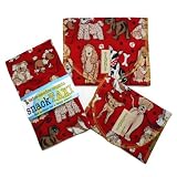 SnackTaxi Reusable Sandwich-sack Bag, Snack-sack Bag and Twice-as-nice Napkin Good Dog Set.