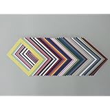 Pack of 25 11x14 Picture Mats with White Core Bevel Cut for 8x10 Pictures Various Colors