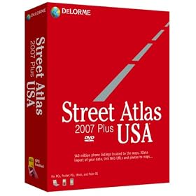Delorme Street Atlas USA 2007 Plus DVD by Delorme