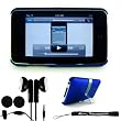 Durable iPod Touch 2nd / 3rd Generation Hard shell case cover for 8GB, 16GB, 32GB, 64GB (newest model) + Includes a 4-inch ebigvalue TM Determination Hand Strap and Earphone Headset with Mic (Hand Free, Headphones)