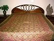 Indian Designer Pashmina Bedspread Bedding Throw King Size Bed Linen