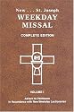 St. Joseph Weekday Missal, Complete Edition, Vol. 1, Advent to Pentecost