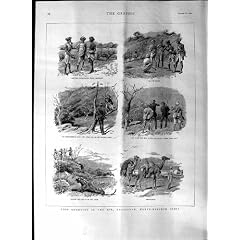 L�we 1888, der Jagd-Sport Gir Kattiawar Indien Schie�t