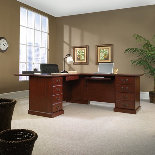 Heritage Hill Reversible LDesk Classic Cherry On Sale