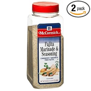McCormick Fajitas Marinade and Seasoning, 30-Ounce Units (Pack of 2) by McCormick