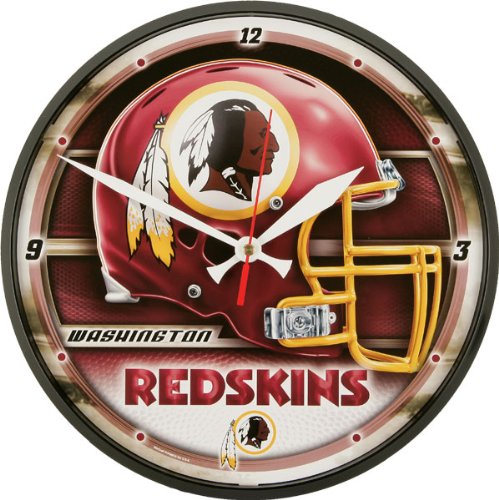 Washington Redskins Round Clock