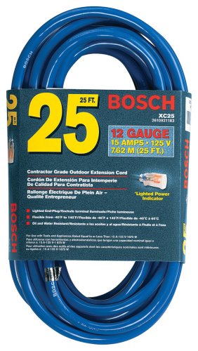 Bosch XC25 25-foot Contractors Extension cord- CS20