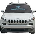 iceScreen Magnetic Windshield Frost & Snow Cover, Standard Large, Black