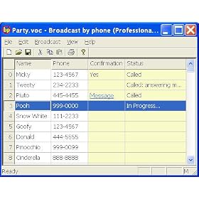 Voicent Broadcast By Phone Auto Dialer: Standard Edition