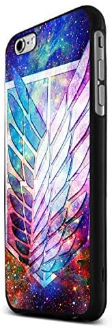 Nebula Galaxy Attack on Titan Custom Case for Iphone 5/5s/6/6 Plus (Black iPhone 6 plus)