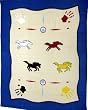 Plains Horse Premium Polar Fleece Twin/full Size Blanket