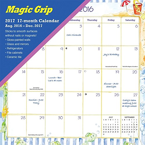 Joyful Seasons Magic Grip Wall Calendar