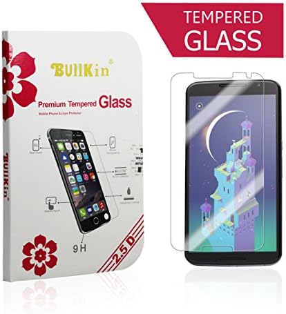 Nexus 6P Screen protector, BULLKIN® 0.26 mm 2.5D Tempered Glass Screen Protector for Google/Huawei Nexus 6P with [9H Hardness] [Crystal Clear] [Scratch Resist] [No-Bubble Easy Install]
