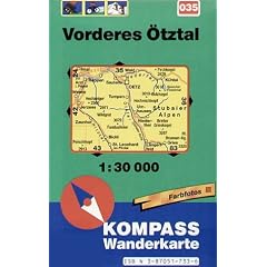 Kompass Karten, Vorderes �tztal