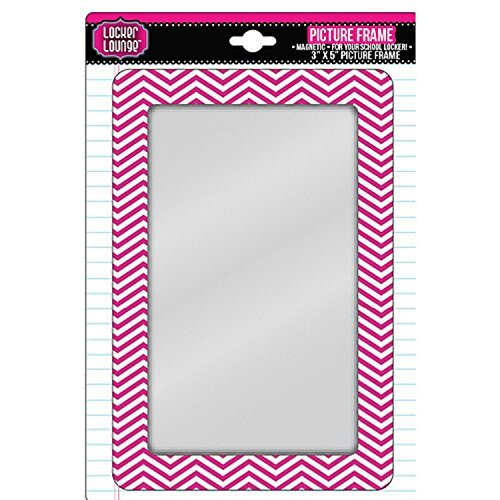 Locker Lounge Pink Chevron Dry Erase Board