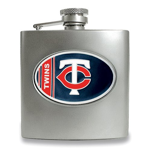 Minnesota Twins Stainless Steel Hip Flask