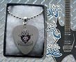 Avril Lavigne Metal Guitar Pick Necklace Boxed