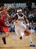 Houston Rockets v Dallas Mavericks: Jason Terry and Kevin Martin Photographic Poster Print by Glenn James, 42x56