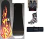 New 2005 B-Line Chopper Jr. 112 cm snowboard package