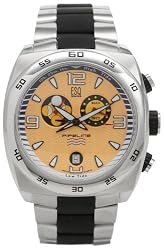 ESQ by Movado Men's 7301143 Pipeline Stainless-Steel And Black Rubber Watch
