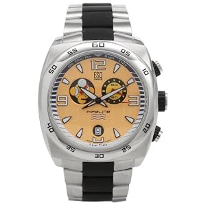 ESQ by Movado Men's 7301143 Pipeline Stainless Steel And Black Rubber Watch