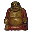Handmade Happy Buddha Decorative Wood Carving (Thailand)