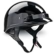 FUEL Gloss Black Trooper Half Helmet