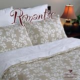 300TC 100% Cotton king Size Duvet Cover Set-Romantic Pattern by Highland Feather