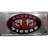 Auburn Tigers Premium Chrome License Plate