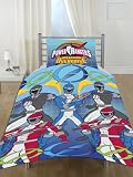 Kitchen & Housewares : Power Rangers Duvet Cover and Pillowcase Operation Overdrive 3 Rotary Design Bedding