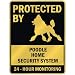 poodle7 - PROTECTED BY POODLE HOME SECURITY SYSTEM PARKING SIGN