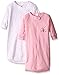 Spasilk Baby Girls' 2 Pack 100 Percent Cotton Sleep Bag, Pink