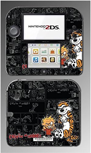 Calvin Hobbes Stuffed Tiger Best Friends Video Game Vinyl Decal Skin Cover Protector for Nintendo 2DS Console System