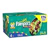 Pampers Baby-Dry Diapers, Size 4 (22-37 Lbs), Economy Plus Pack, 176 Diapers